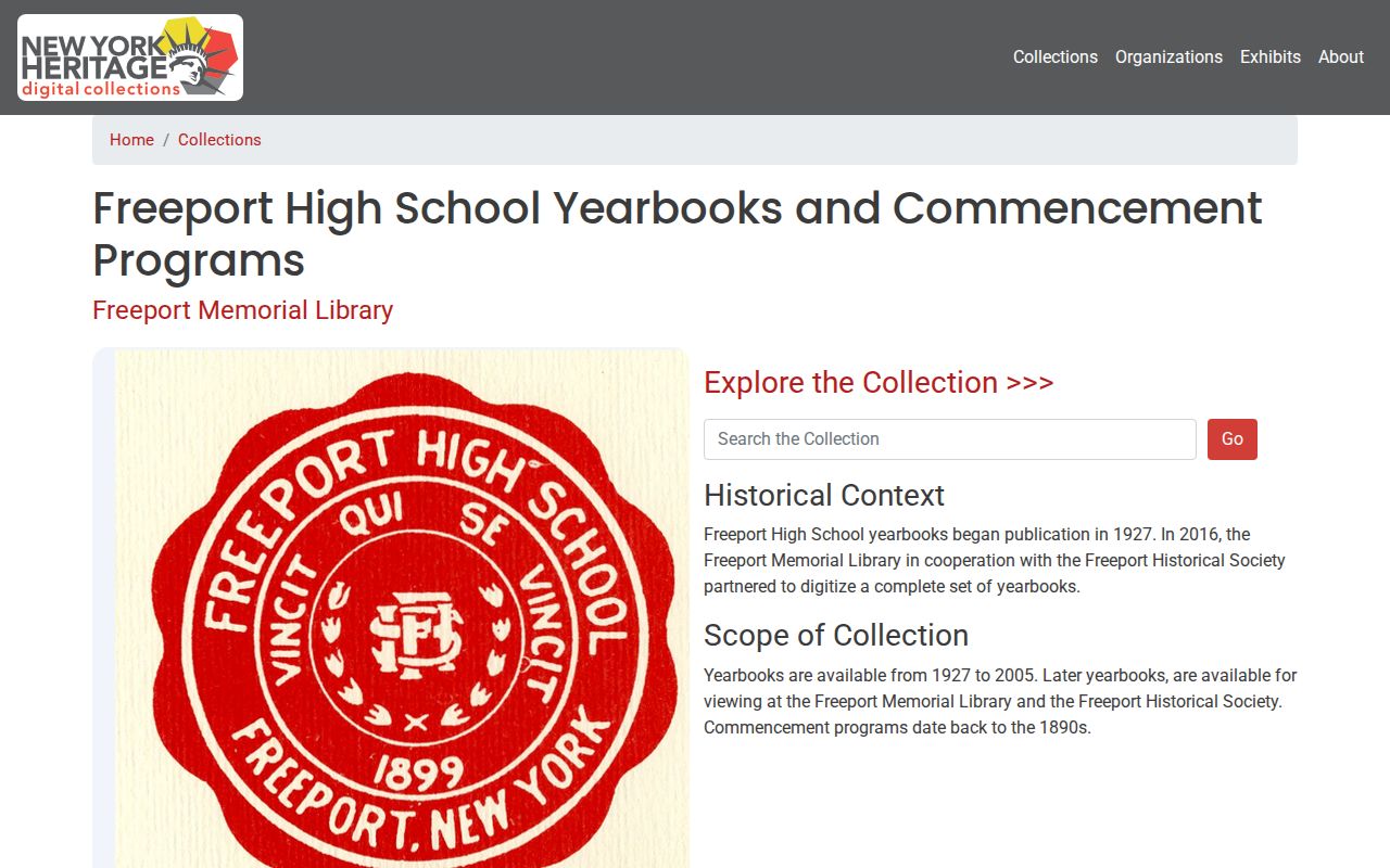 Freeport city directory companion yearbooks collection
